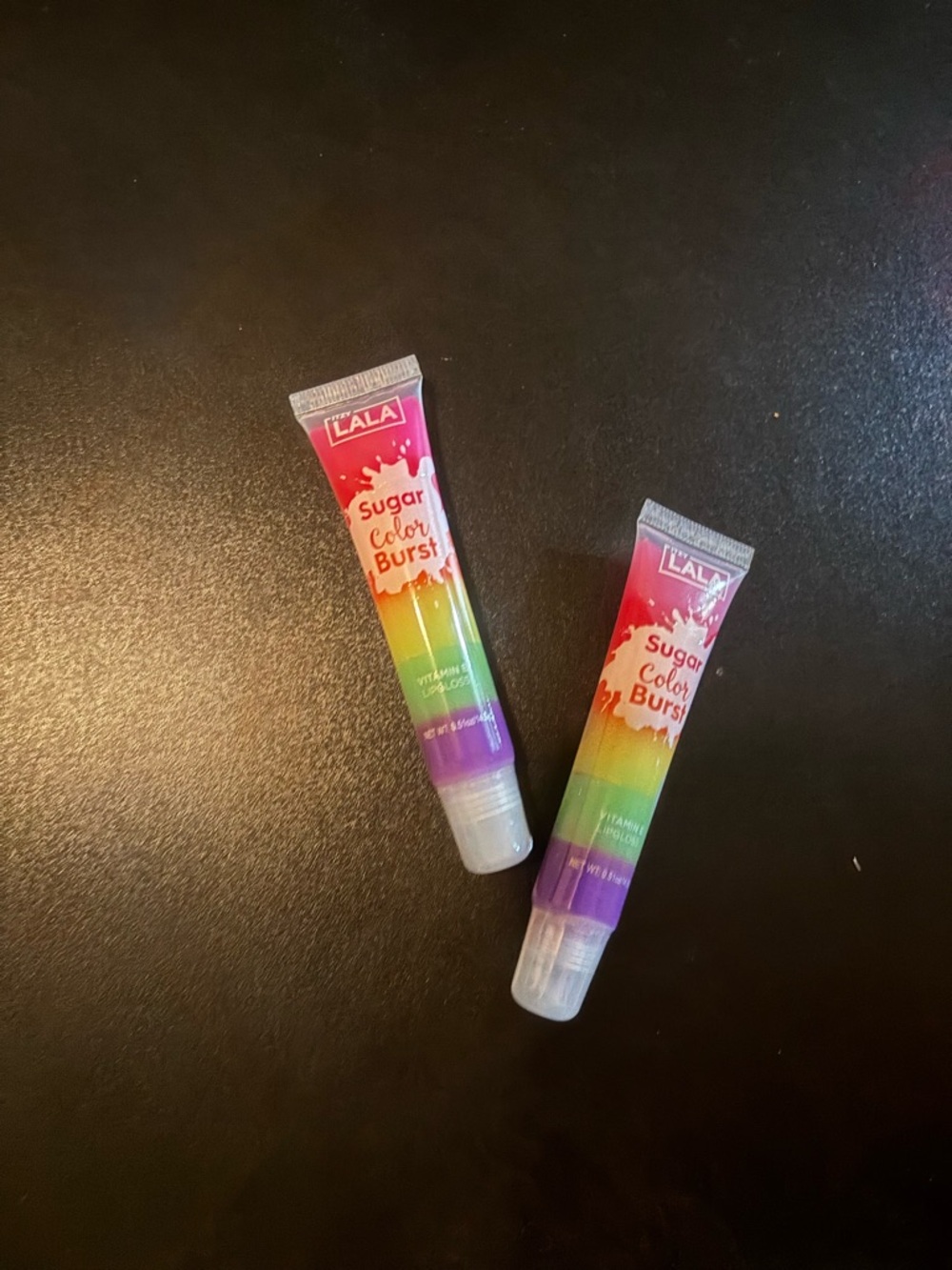 LALA Sugar Color Burst Lip Gloss - Rainbow